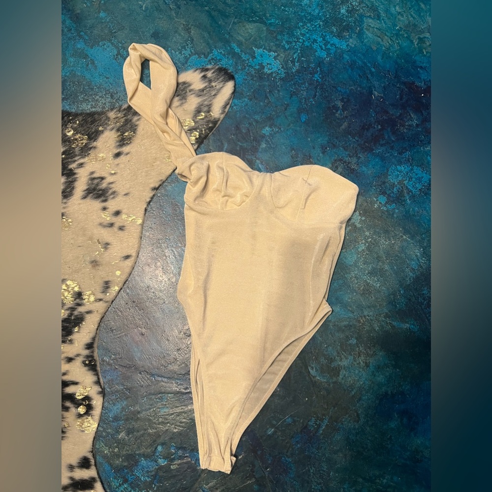 Beige Bodysuit
